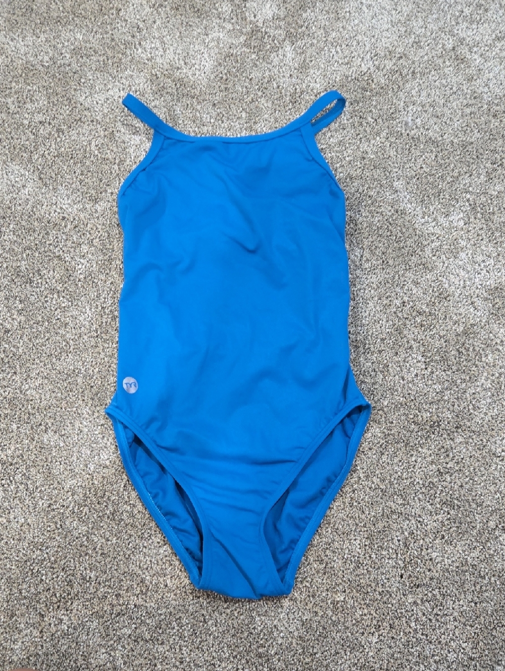 TYR Teal Dark Blue One-Piece Swim Suit